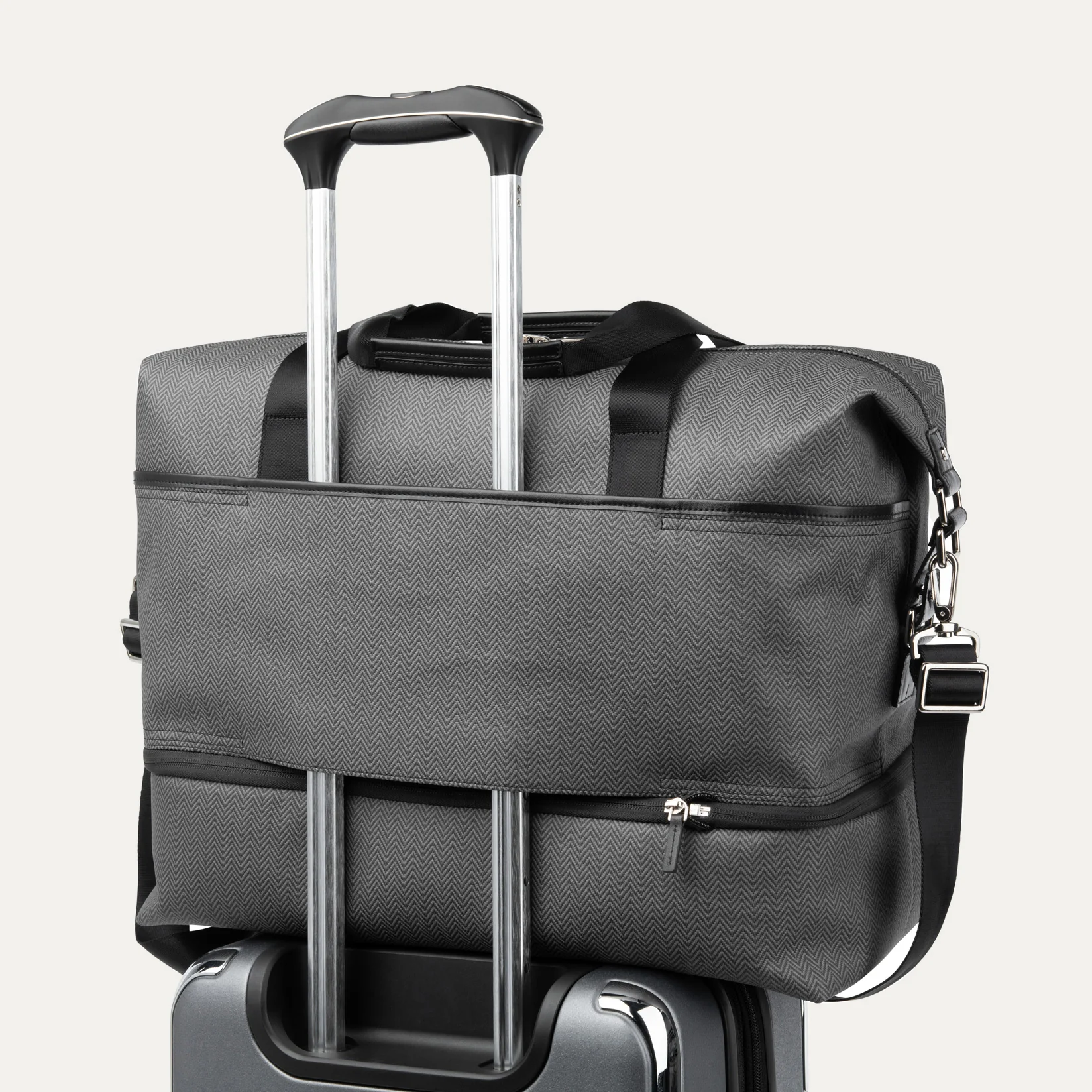 Travelpro® x Travel + Leisure Medium Check-in Spinner and Drop-Bottom Weekender Bag Luggage Set - Image 18