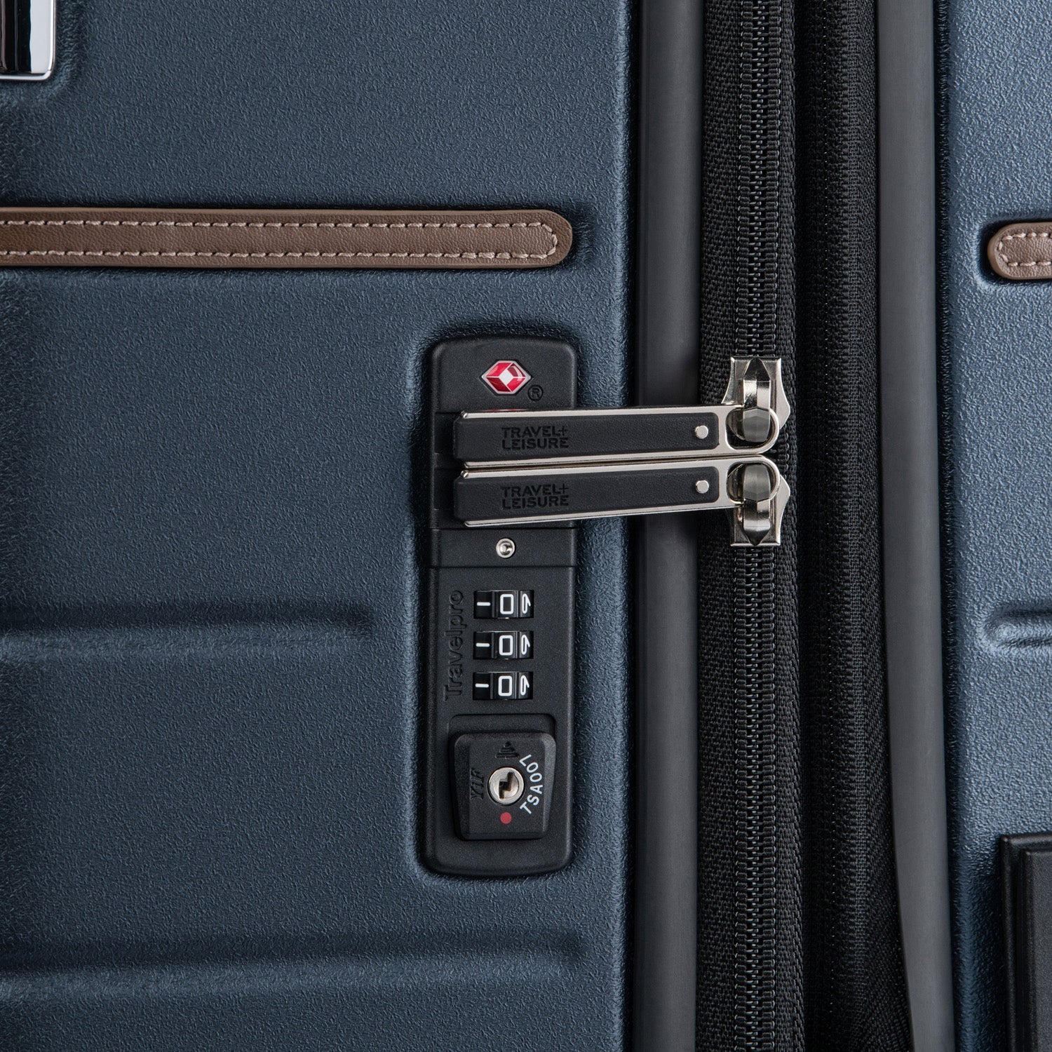 Travelpro® x Travel + Leisure Medium Check-in Spinner and Drop-Bottom Weekender Bag Luggage Set - Image 3